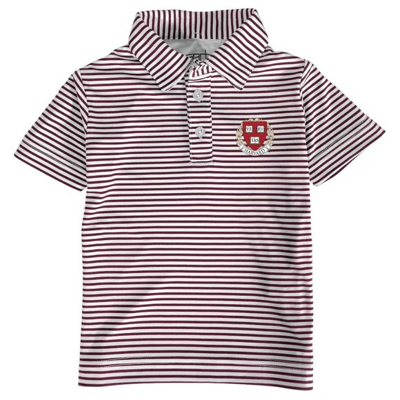 Harvard Crimson Carson Polo Shirt (size 5T) - Picture 1 of 9